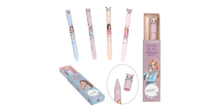 TOPModel Radierbarer Gelstift KITTY & DOGGY - Blindpack