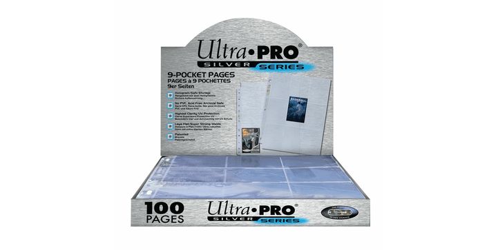 Ultra Pro - 9-Pocket Silver Series Pages - 100 Stück